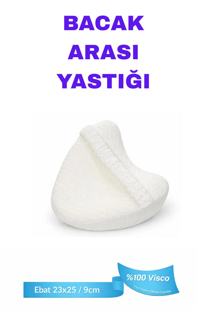 Ortopedik Yan Yatış Bacak Arası Yastığı (Lastikli)